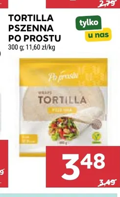 Tortilla pszenna Po Prostu promocja w Stokrotka
