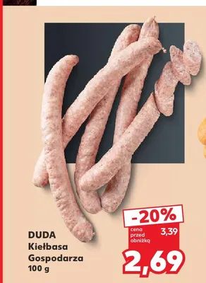 Kiełbasa Gospodarza Duda promocja w Kaufland