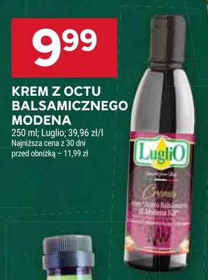 Krem z octu balsamicznego Modena Luglio promocja w Stokrotka