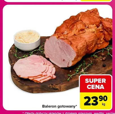 Baleron gotowany promocja w Carrefour Express