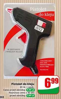 Pistolet do kleju promocja w Dino