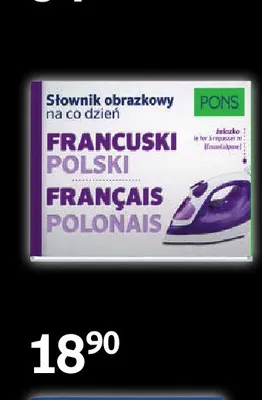 Słownik obrazkowy na co dzień francuski polski Pons promocja w Empik