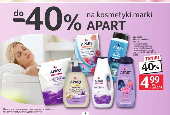 Żel pod prysznic Apart Men promocja w Selgros