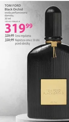 Woda perfumowana damska Tom Ford Black Orchid promocja w Hebe