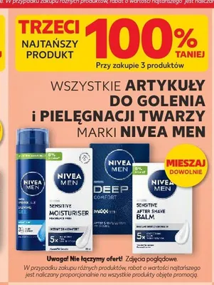 Żel do golenia Nivea Men Sensitive promocja w Kaufland
