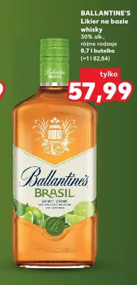 Likier na bazie whisky Ballantine's Brasil 30% alk. promocja w Kaufland