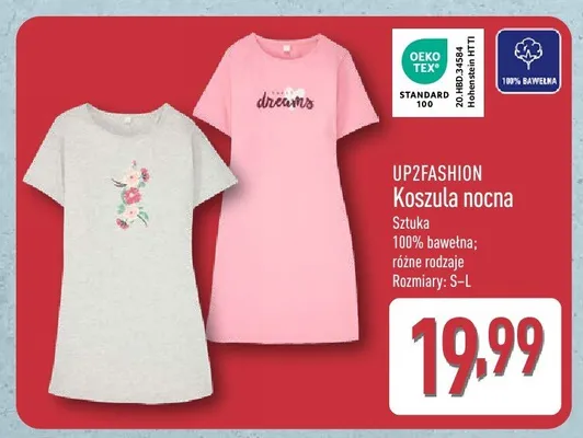Koszula nocna promocja w Aldi