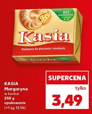 Margaryna w kostce Kasia promocja w Kaufland