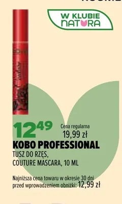 Tusz do rzęs Couture Mascara Kobo Professional promocja w Drogerie Natura