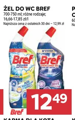 Żel do WC Bref promocja w Stokrotka
