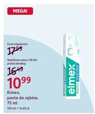 Pasta do zębów promocja w Rossmann