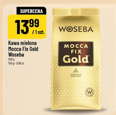 Kawa mielona Mocca Fix Gold Woseba promocja w POLOmarket