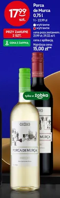 Wino czerwone wytrawne Porca de Murca promocja w Żabka