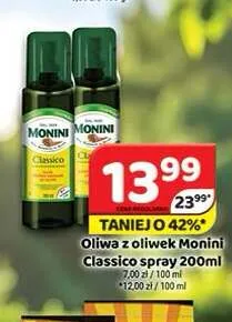 Oliwa z oliwek Monini Classico spray promocja w Delfin