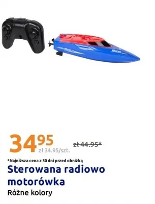 Sterowana radiowo motorówka promocja w Action
