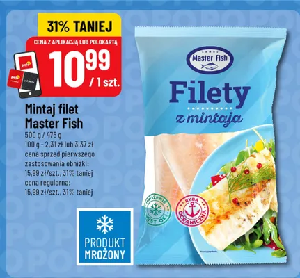Mintaj filet Master Fish promocja w POLOmarket