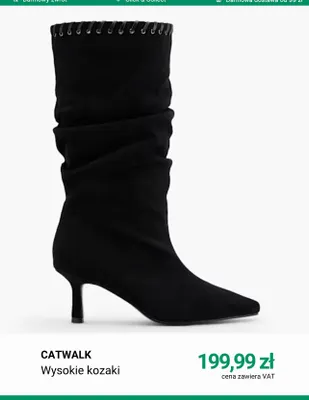 Wysokie kozaki Catwalk promocja w Deichmann