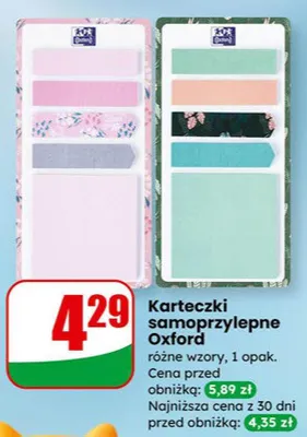 Karteczki samoprzylepne promocja w Dino