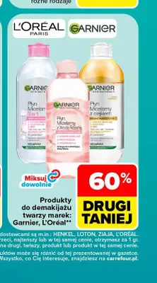 Płyn micelarny z olejkiem Garnier Skin Naturals promocja w Carrefour