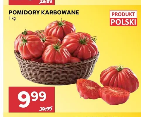 Pomidory karbowane polskie promocja w Stokrotka