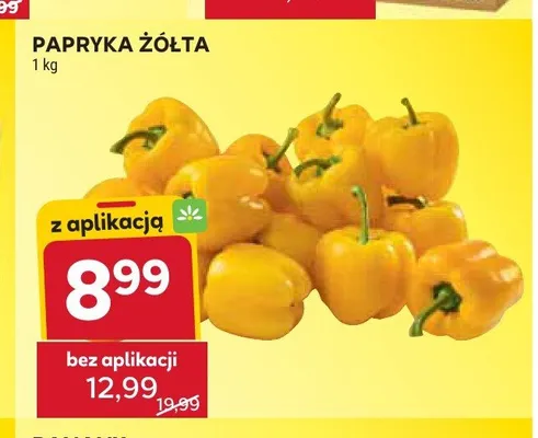 Papryka żółta promocja w Stokrotka