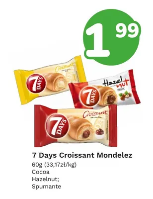 Rogal 7 Days Croissant Hazelnut promocja w Limonka