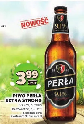 Piwo Perła Extra Strong promocja w Stokrotka