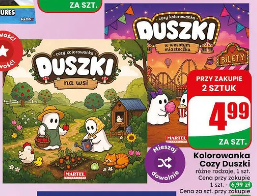 Kolorowanka Cozy Duszki Martel promocja w Dino
