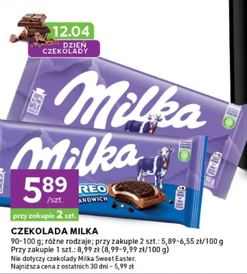 Czekolada różne rodzaje promocja w Stokrotka