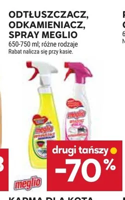 Odtłuszczacz, odkamieniacz, spray Meglio promocja w Stokrotka