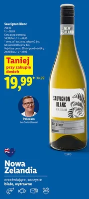 Wino Sauvignon Blanc promocja w Lidl