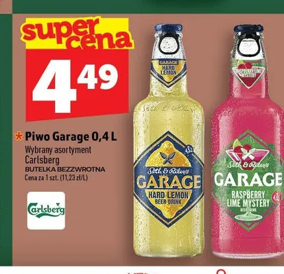 Piwo Garage Raspberry Lime Mystery promocja w TOPAZ