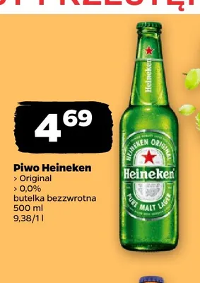 Piwo Heineken Original promocja w Netto