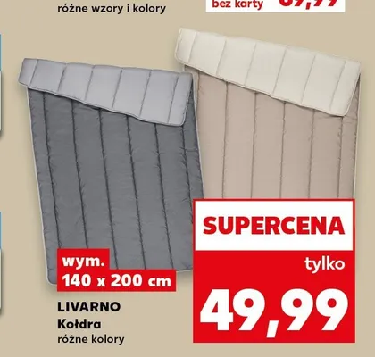 Kołdra Livarno 140x200 cm promocja w Kaufland