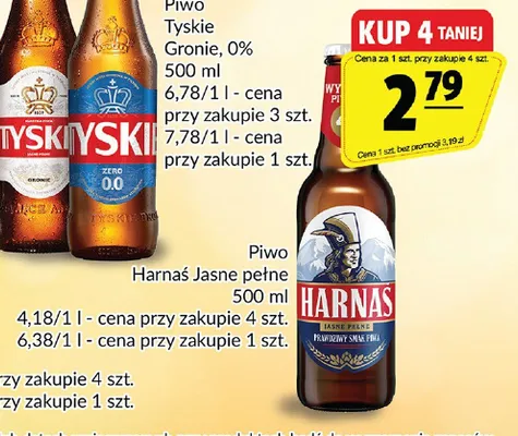 Piwo Harnaś Jasne pełne promocja w Prim Market