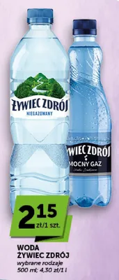 Woda niegazowana Żywiec Zdrój promocja w Groszek