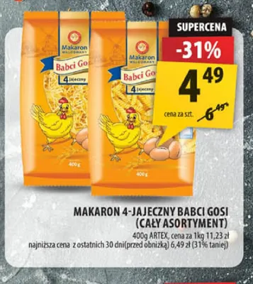Makaron 4-jajeczny Babci Gosi promocja w Arhelan