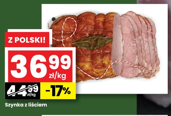 Szynka z liściem promocja w emma MARKET