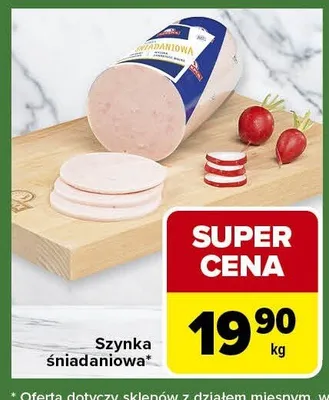 Szynka śniadaniowa promocja w Carrefour Express
