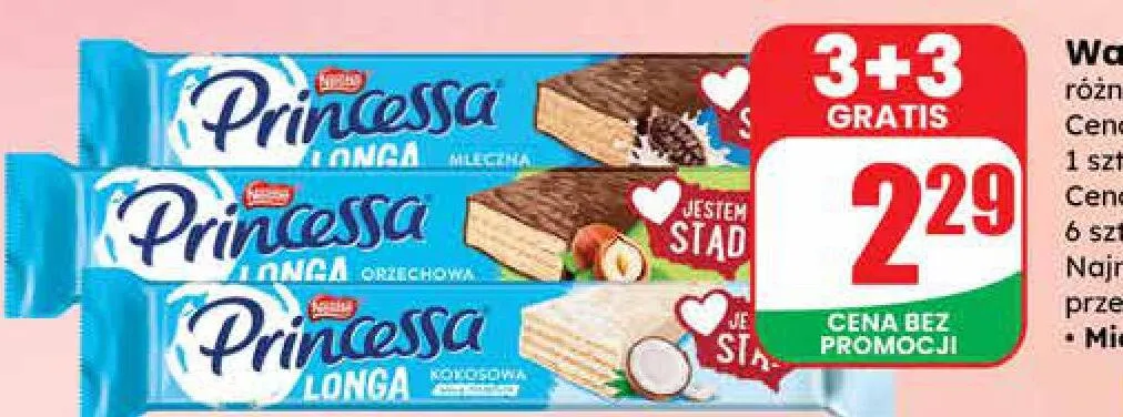 Wafel Longa promocja w Dino