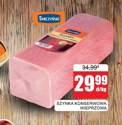 Szynka konserwowa wieprzowa Tarczyński promocja w Bingo