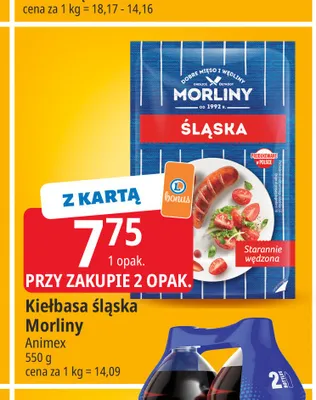 Kiełbasa śląska Morliny promocja w Leclerc