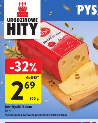 Ser Rycki Edam Ryki promocja w Intermarche