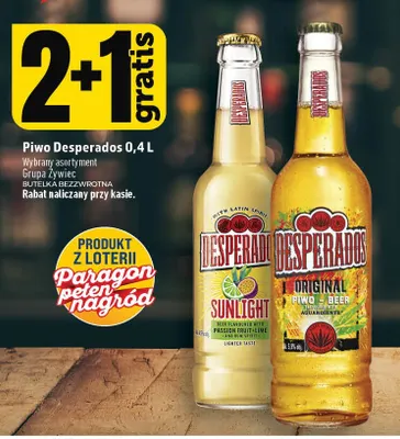 Piwo Desperados Sunlight promocja w TOPAZ
