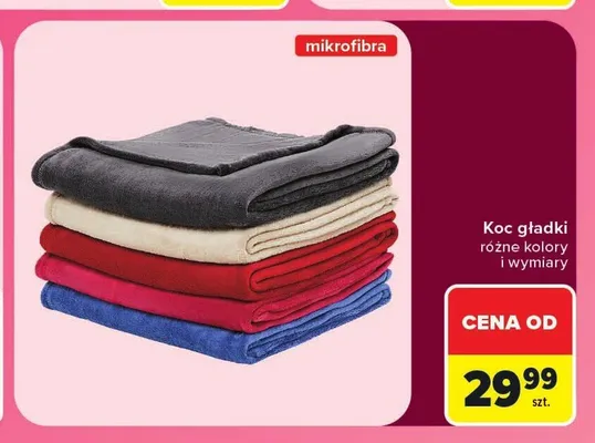 Koc gładki promocja w Carrefour