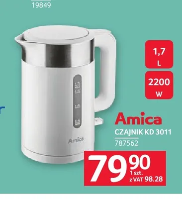 Czajnik elektryczny Amica Kd 3011 1,7 l promocja w Selgros