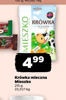 Krówka mleczna Mieszko promocja w Netto