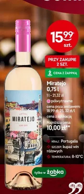 Wino Miratejo Semi Dry promocja w Żabka