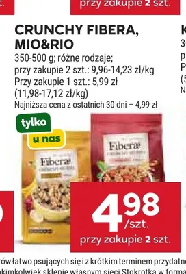 Crunchy Fibera promocja w Stokrotka