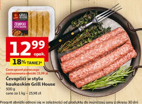 Ćevapčići w stylu kaukaskim promocja w Auchan